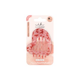 invisibobble Women's Heart Hair Clip - Hair Clip Medium Secure Hold Half-Up - Clipstar Lovers Hug Bun - Hair Claw Without Pulling Alternative Hair Band Hair Accessories Romantic Size M