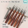 Weber Mall Premium Nail Art Brush Ultra-fine Painting Ultra-fine Fine Brush, 1 Set, 5 Types / 웨버몰 프리미엄 네일아트 브러쉬 초극세 페인팅 극세필 세필붓, 1세트, 5종