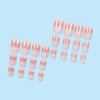 Ombre Press on Nails - 24Pcs False Nails with Glue