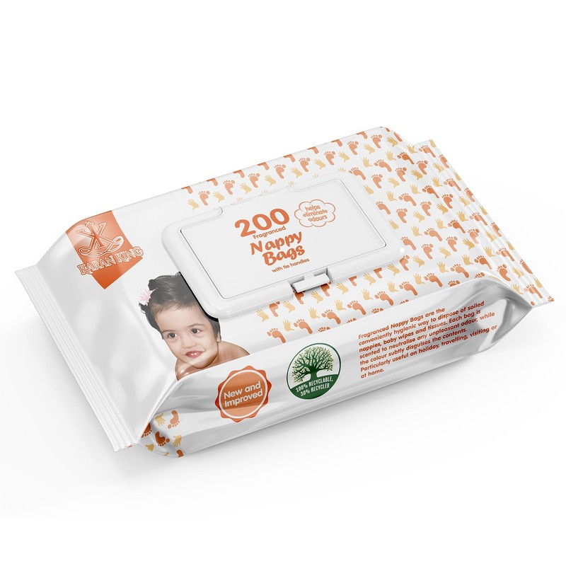 KARAN KING KARAN KING - Premium Fragranced Nappy Disposable Bags