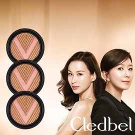 (Hyundai Home Shopping) Cledbel Glow Power Lift V Cushion Refill 3 / (현대홈쇼핑)끌레드벨 글로우파워 리프트 V쿠션 리필3개