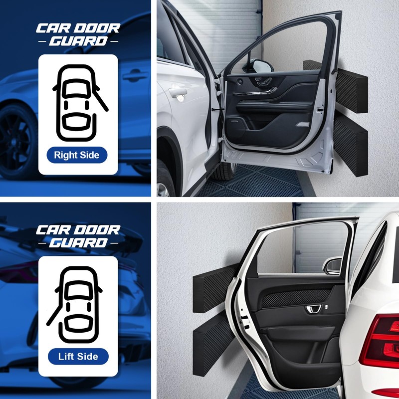 Spurtar Garage Wall Protector for Car Door, 4 Pack EVA