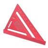 DOYUKY 7 Inch Carpenter's Square, 180 mm Metric Triangular Ruler,