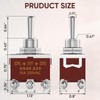 Momentary Toggle Switch, MecRecare 6 Pin DPDT (ON)-Off-(ON) 30A 12VDC/15A
