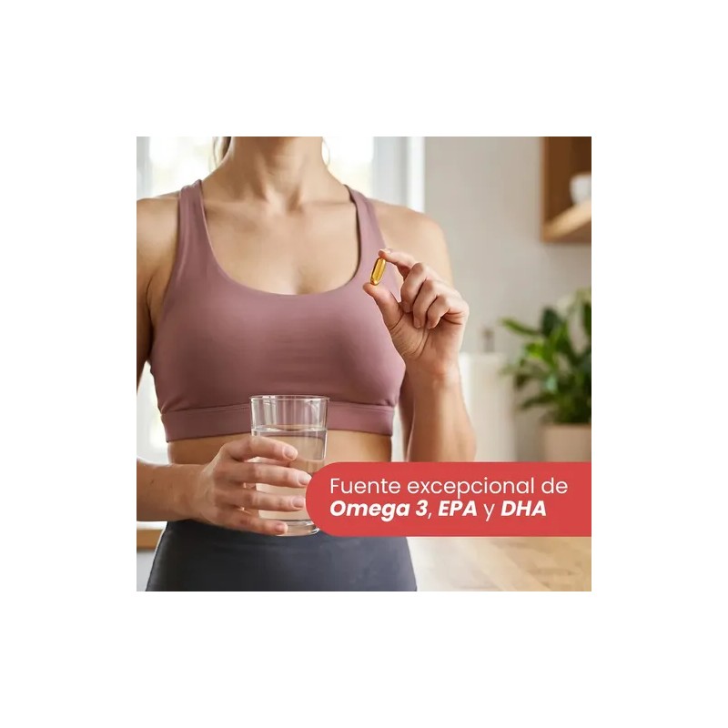 Aceite De Salmon Omega 3 1000mg Con Epa Y Dha