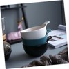 KICHOUSE Portable Stylish Ceramic Salad Bowl Kitchen Bowl for Salad