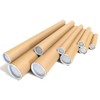 EPOSGEAR 40 Pack Postal Tubes with End Caps, Cardboard Mailing