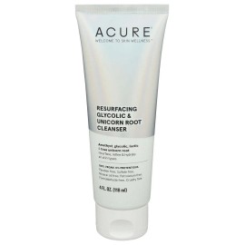 Acure  Resurfacing Glycolic & Unicorn Root Cleanser  1 Each  4 Oz
