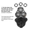 Replacement Electric Shaving Head 360° Floating Double Shaving Rings Head