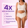 Always Discreet for Sensitive Skin Underwear, Four Times Skin Protection,