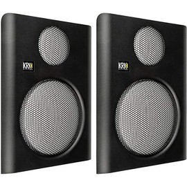 KRK Protective Grilles for RP7G4 Monitors Black, Pair (RP7G4GRLB)