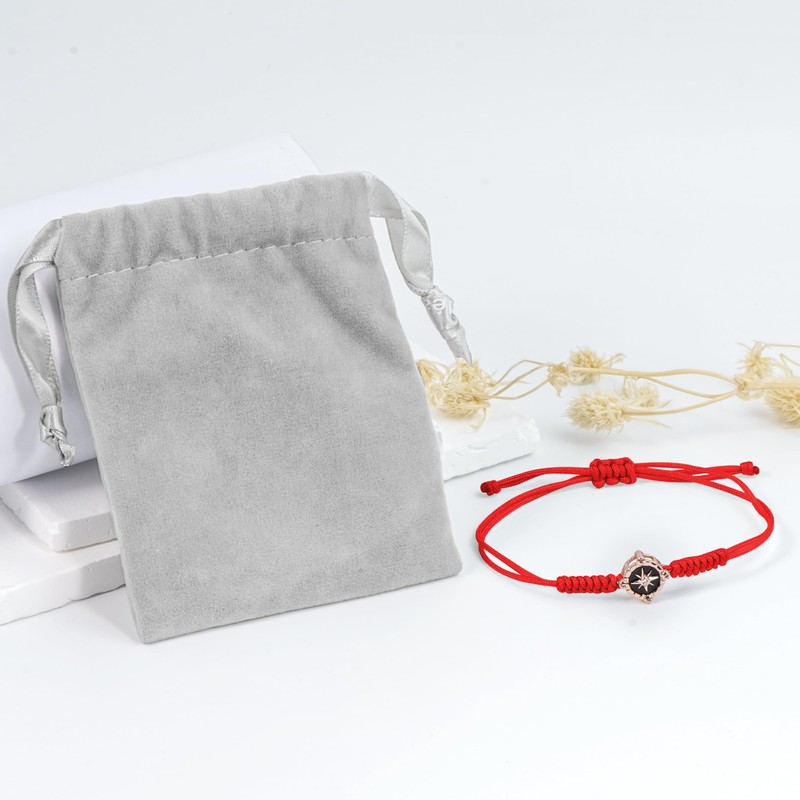 JENDEAR SHINE Rope Bracelet for Women Girls, Hand Braided Chain