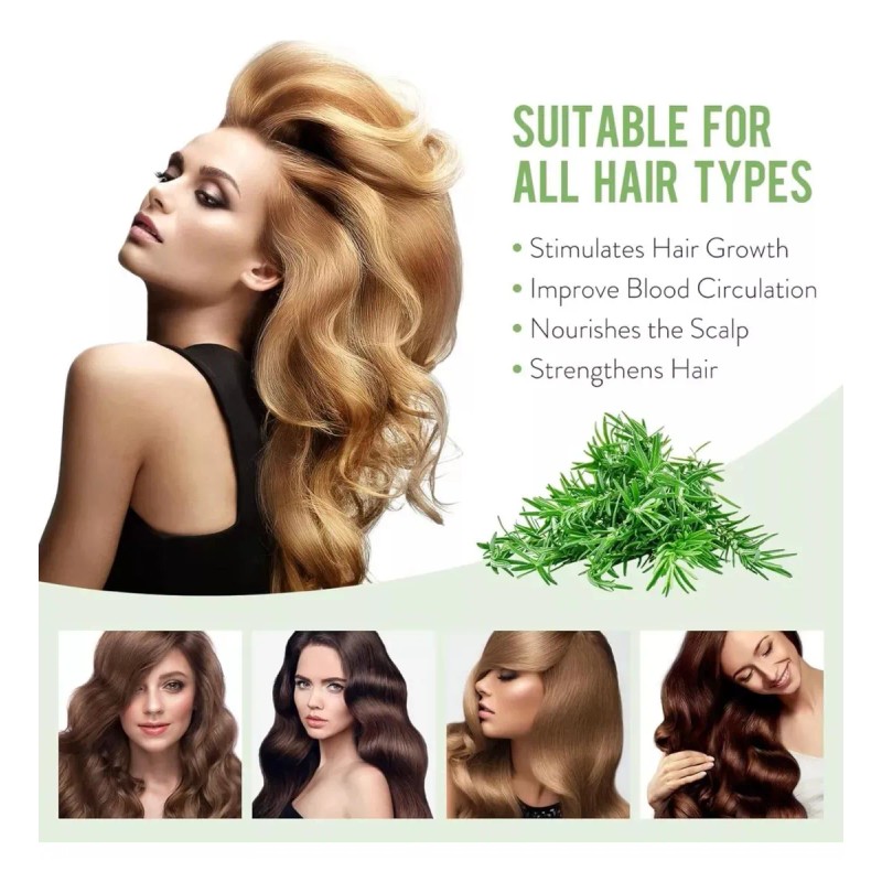 Aceite Fortalecedor Romero Cabello Pestañas Ceja 100% Natura