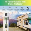 EyGde RV Surge Protector 50 Amp Waterproof, RV Circuit Analyzer