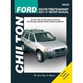 Chilton 26230 Repair Manual Compatible with Ford Escape, Mazda Tribute & Mercury Mariner (2001-2017)