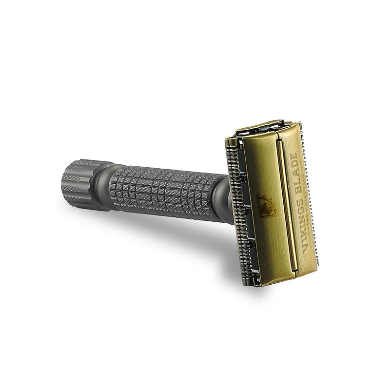 VIKINGS BLADE Double Edge Safety Razor for Men + 5