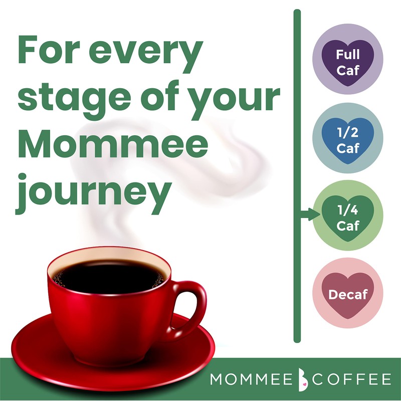 Mommee Coffee - Quarter Caf | Low Acid, Organic, Fair