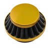GOOFIT 42-44 mm Universal Motorrd Air Filter Gold Replacement for