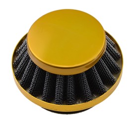 GOOFIT 42-44 mm Universal Motorrd Air Filter Gold Replacement for 2-Stroke 43cc 47cc 49cc ATV Mini Pocket Bike