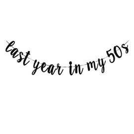 Banner del año pasado en mis 50 – Feliz cumpleaños 59/saludos a 59 años y 59 fabulosos, suministros de decoración para fiesta de cumpleaños 59