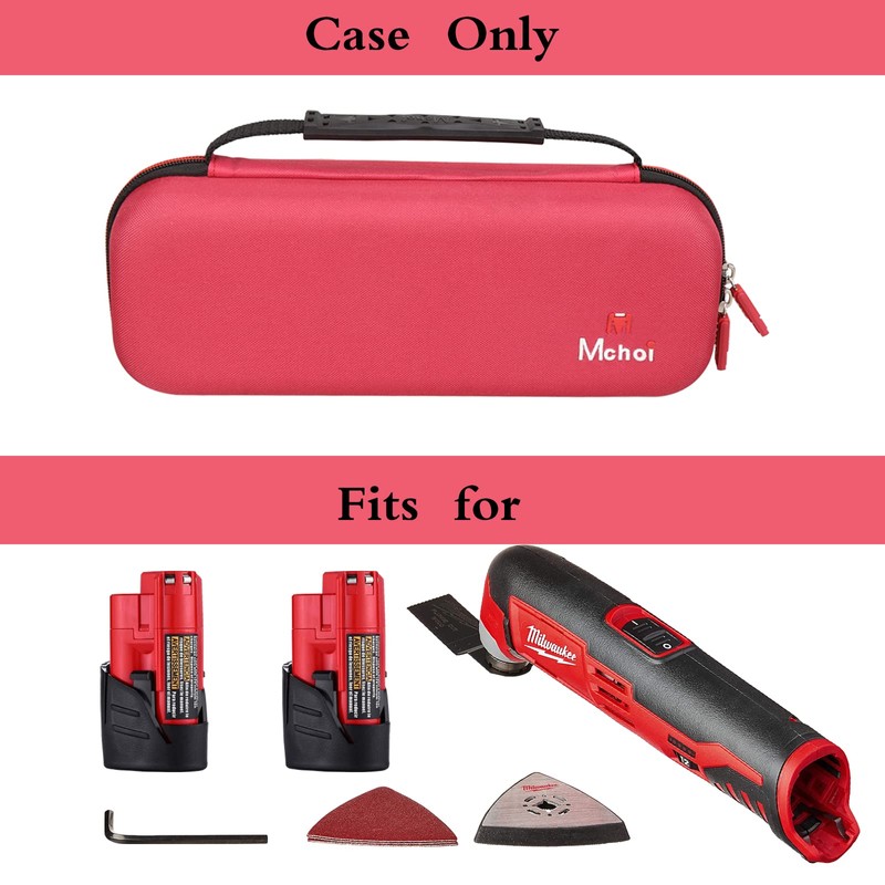Mchoi Hard Portable Storage Case Fits for Milwaukee 2426-20 M12