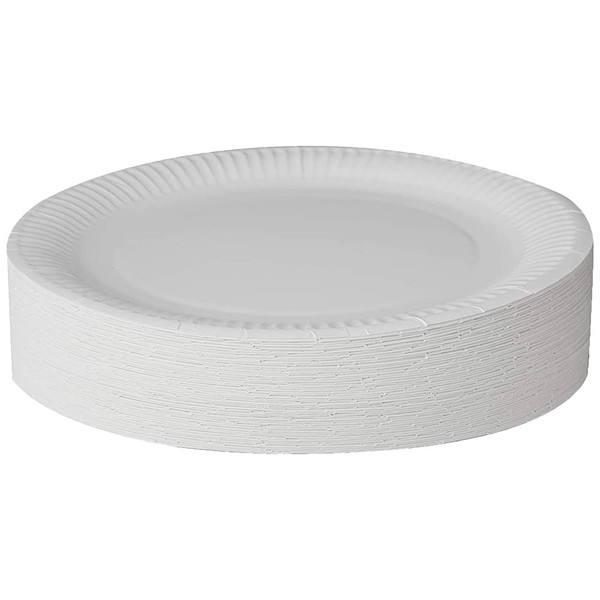 FIRST CHOICE KAYA Premium Quality Disposable Party Paper Plates 100 Pack 23 cm 9 inch Strong Paper Plates for HOT/Cold Food Sold by Kaya LTD