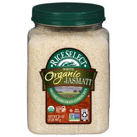Riceselect Rice Jasmati Jar Organic 32 oz (Pack of 4)