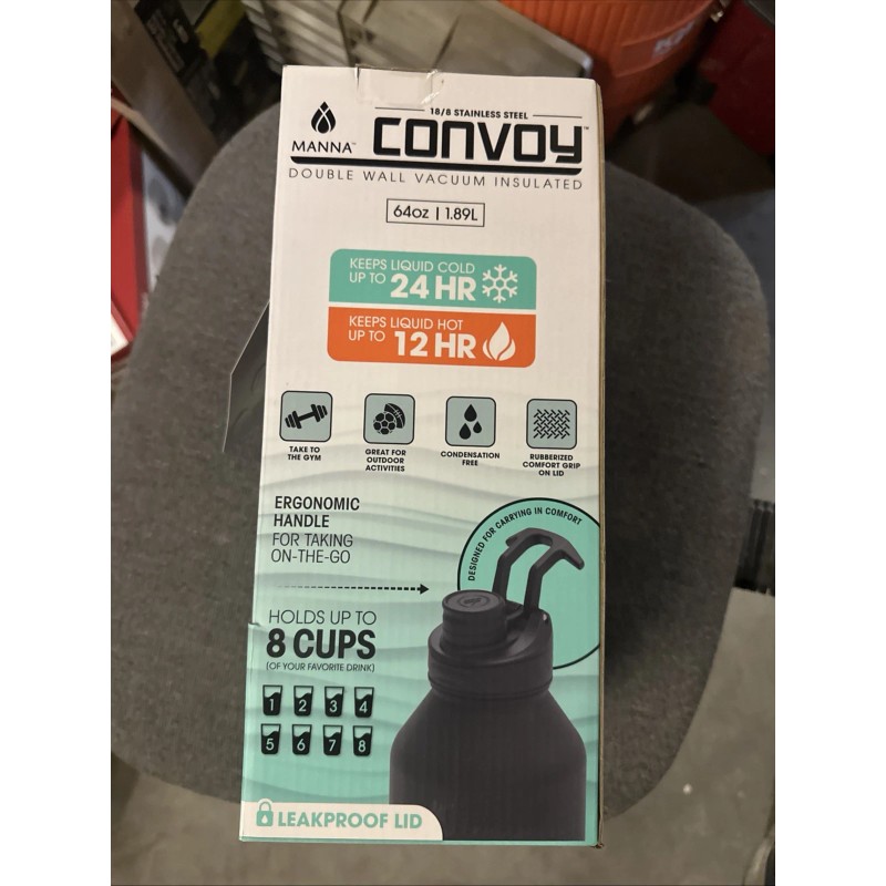 CONVOY Manna Convoy Double Wall Water Bottle Keeps Liquid 24