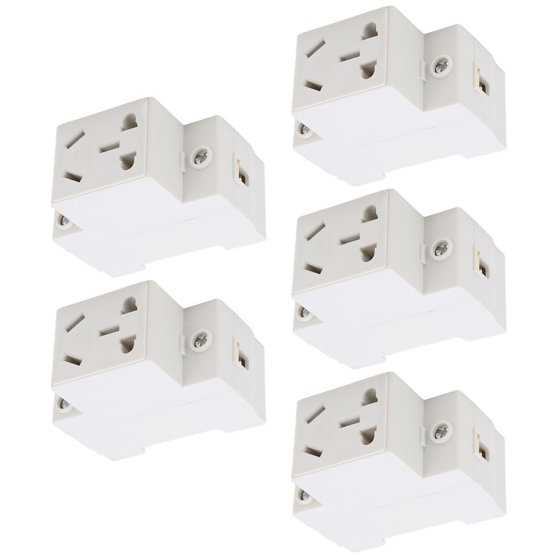 Power Socket 5 Hole 250V Durable Material Stable Sockets Safe