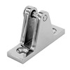 90°Stainless Steel 316 Deck Hinge Bimini Side Deck Mount Fitting