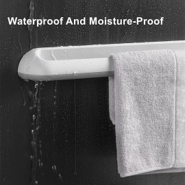 Xicennego 2 Pack Non-Perforated Towel Holder, Bathroom Towel Bar Kitchen Dishcloth Hang...