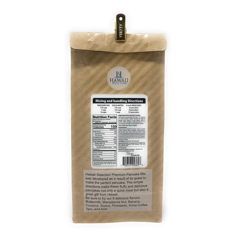 HAWAII SELECTION Premium Taro Pancake Mix, 8 OZ