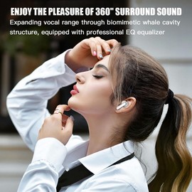 YiYunTE Echtzeit-Sprachübersetzer, YiYunTE Bluetooth 5.3, kabellos, Kopfhörer für Sprachen, Sprachübersetzer, Earbuds Noise Cancelling Kopfhörer zum Lernen auf Reisen