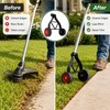 Adjustable Trimmer Support Wheel for Lawn Edging – Universal Auxiliary