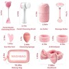 Skincare Tools Set with Facial Cleansing Brush, Ice Roller &