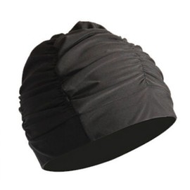 Pleated Swimming Cap Beach Surfing Cap Super Elastic Bathing Cap for Long Hair Short Hair Curly Hair for Women Men Ladies