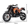 NUOJIAYING Technik Motorcycle Building Blocks for Superduke 1290R, 579 Pieces