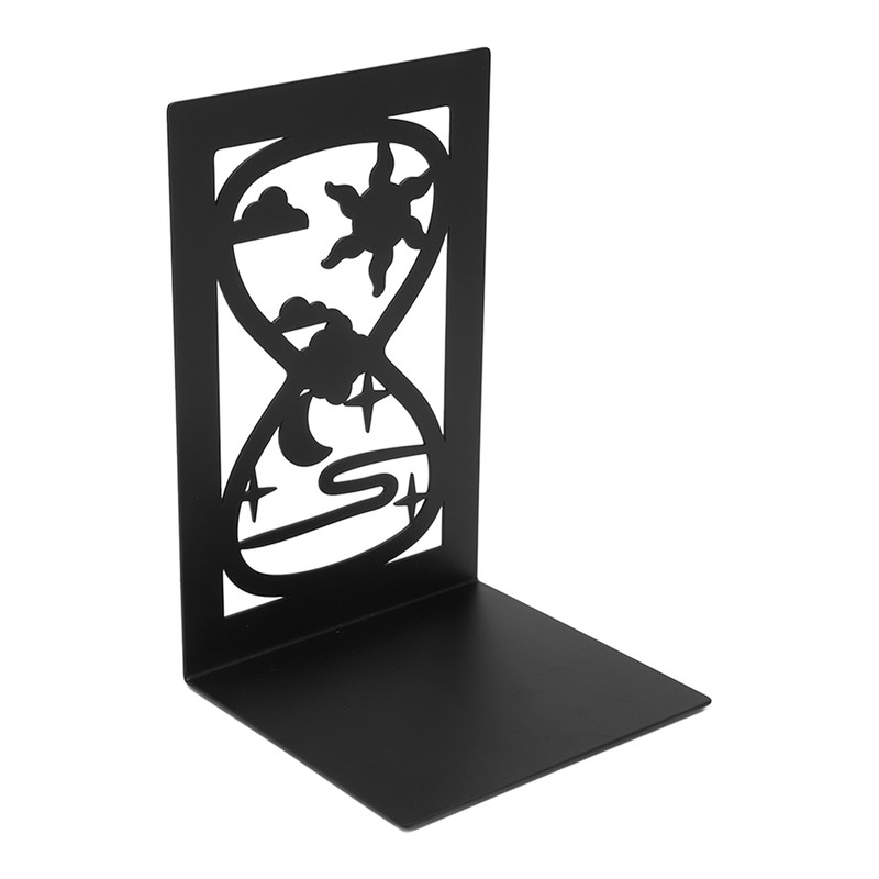 4Pcs Metal Book Ends Orderly Storage Arbitrary Adjustment Smoother Edges