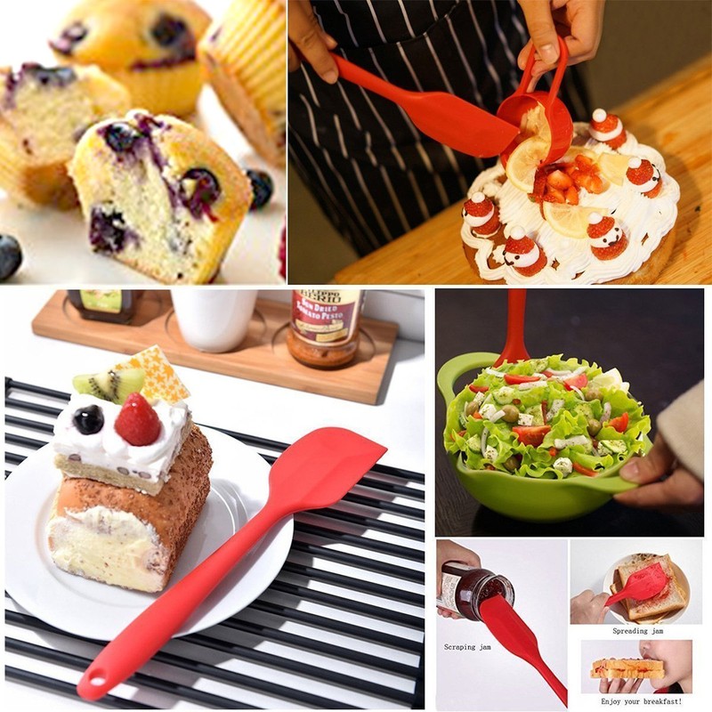 Silicone Spatulas, 11 inch Rubber Spatula Heat Resistant Seamless One