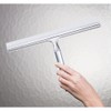 iDesign Metra Ultra Rustproof Aluminum Bathroom Shower Squeegee with Suction
