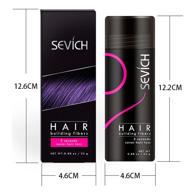 Mokasi Sevich 25gr. Bote Fibras Capilares Calvicie Cabello