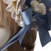 Tea Party Sun Hat Straw Plaited Lace Ribbon Tie Flowers