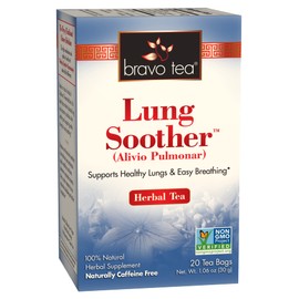 Bravo Tea Lung Soother Caffeine Free 20 Tea Bags