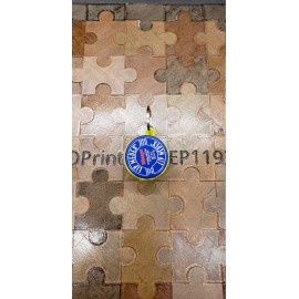 Blistex 3D Printed Blistex Tub Holder/Key Ring. Blistex Tub Not Included - Red