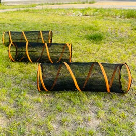 3 Pack Outdoor Indoor Pet Tunnel, Easy Assembly Pop-Up Mesh Cat Play Toy, Portable Foldable Soft Enclosure for Kitty Puppy Rabbit Small Animals, Collapsible Expandable Pen for Customizable Play Mazes