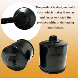 2 PCS Oil Filter Compatible With HiSUN UTV ATV 250 400 450 500 550 700 750(2008-2021) INCLUDING MASSIMO,BENNCHE, TSC, CUB CADET COLEMAN, TOMOTO, MENARDS YARDSPORT, SUPERMACH 15200-003-0000