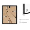 HAUS AND HUES 6x8 Black Metal Picture Frames - Black