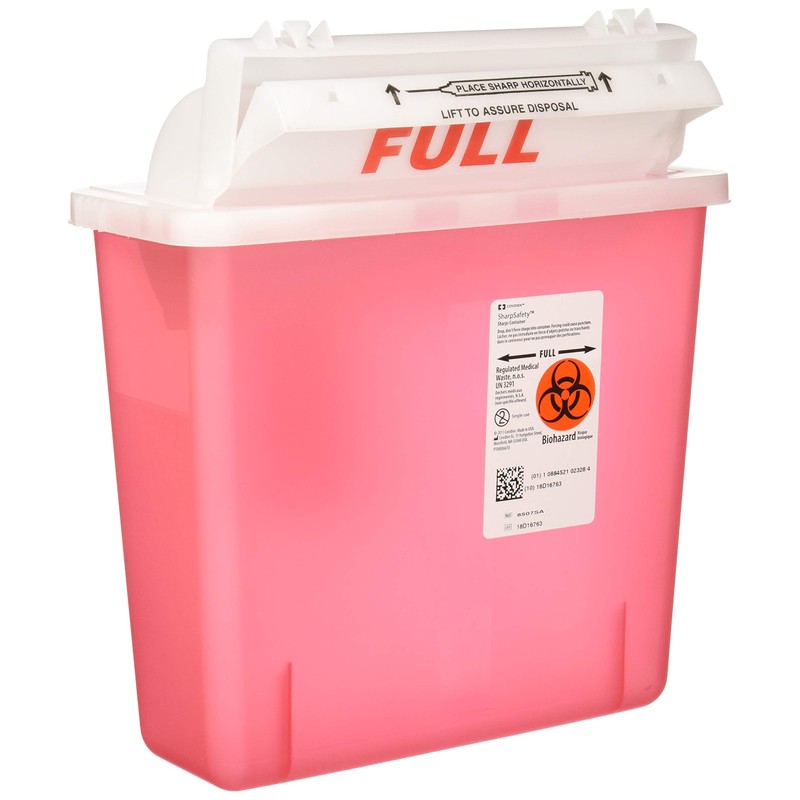 8507SA- Container Sharpstar In-Room Mailbox Lid Red 5qt Ea by,