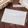 30Pack Translucent A7 Envelopes Invitation Envelopes Glassine Envelopes White Clear