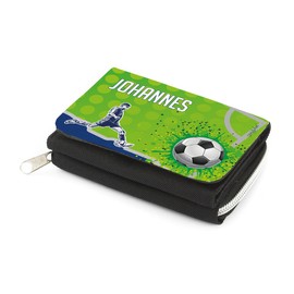 Striefchen® Boys Wallet with Name and Motif of Your Choice, Football., Sports